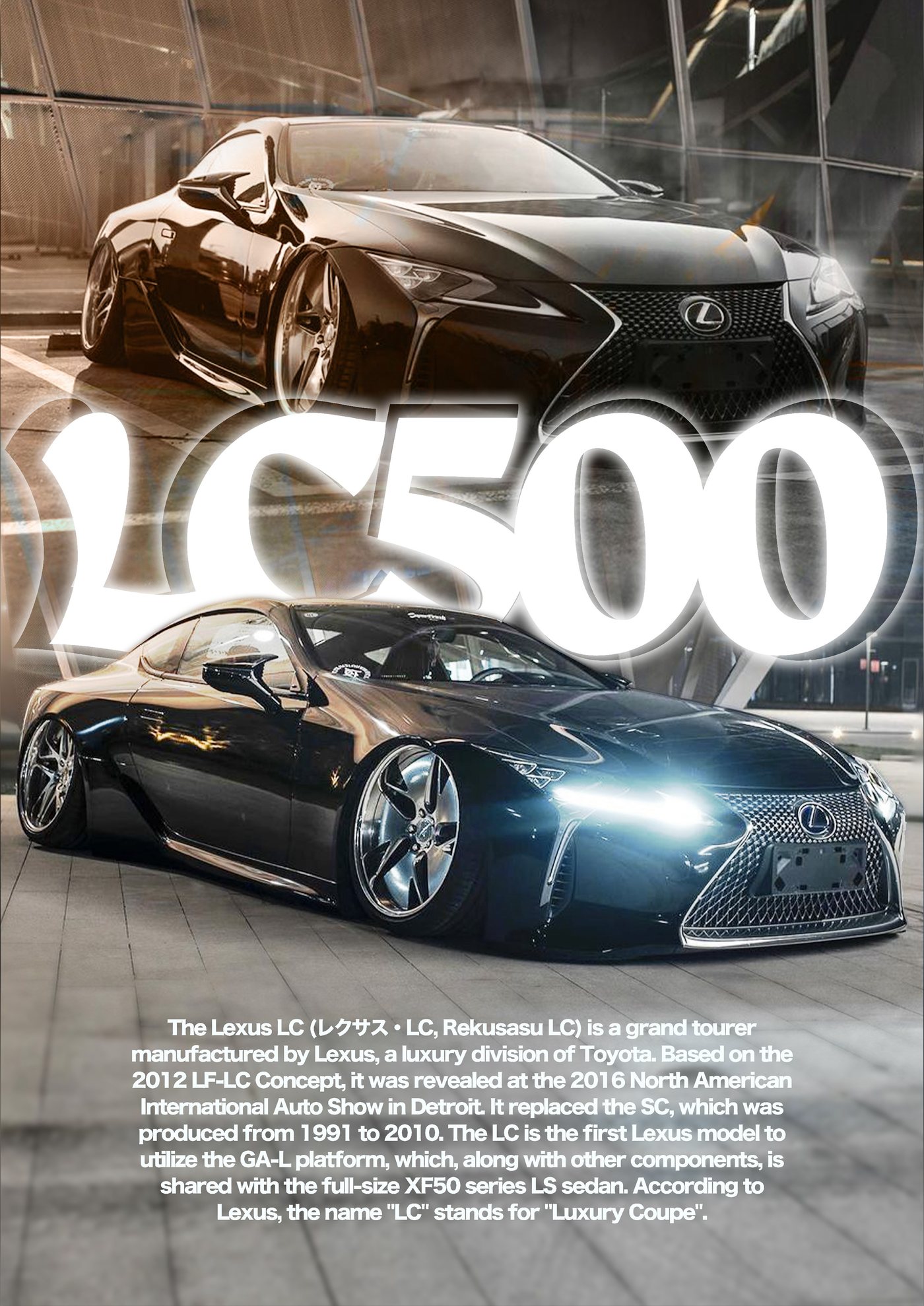 Poster „LC 500“